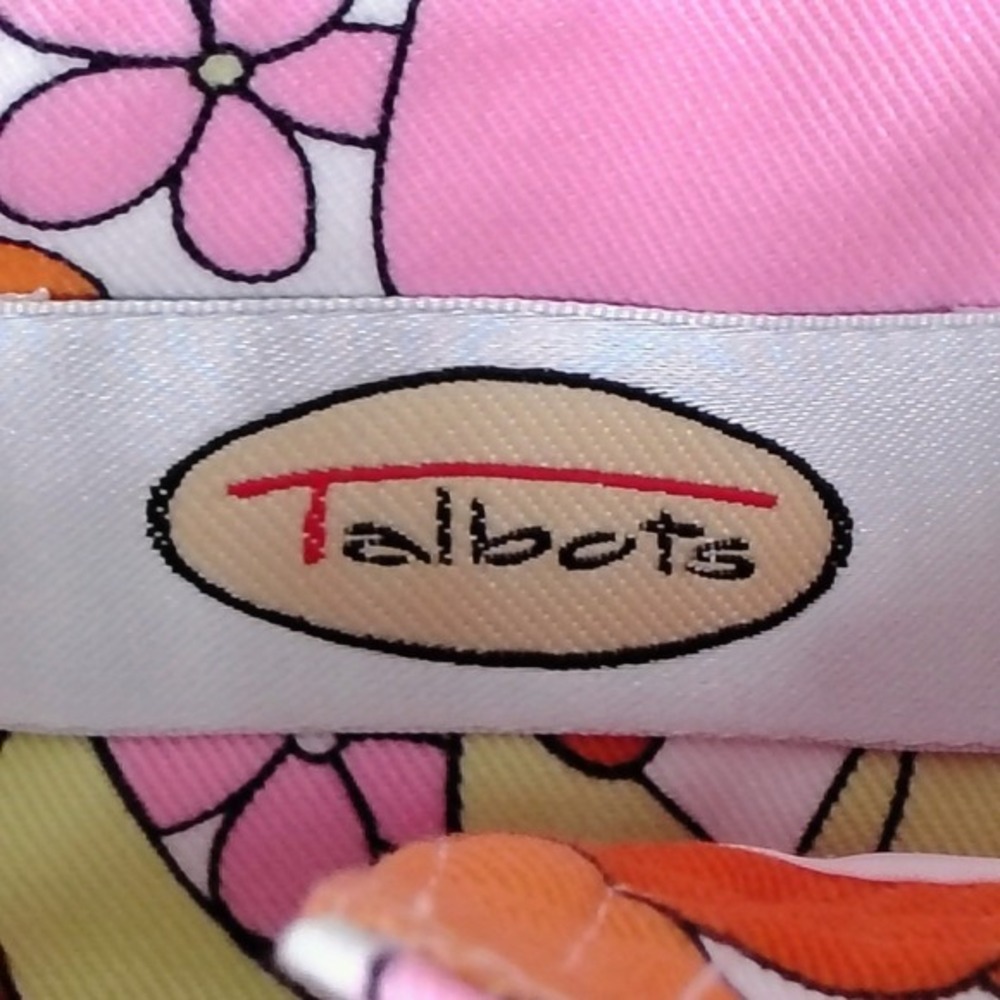 Talbots‎ Women's Size 4 Floral Print Knee Length Skirt Tencel cottagecore summer - Picture 4 of 8